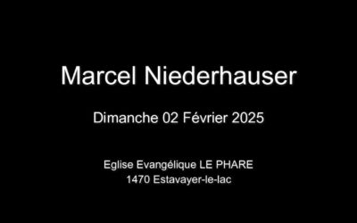 Dimanche 02 Février 2025  Marcel Niederhauser