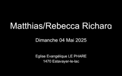 Dimanche 04 Mai 2025  Matthias/Rebecca Richard