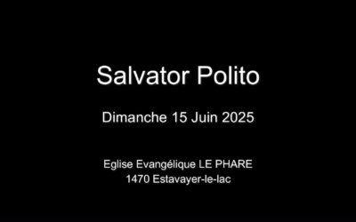 Dimanche 15 Juin 2025  Salvator Polito