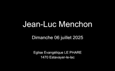 Dimanche 06 juillet 2025  Jean-Luc Menchon